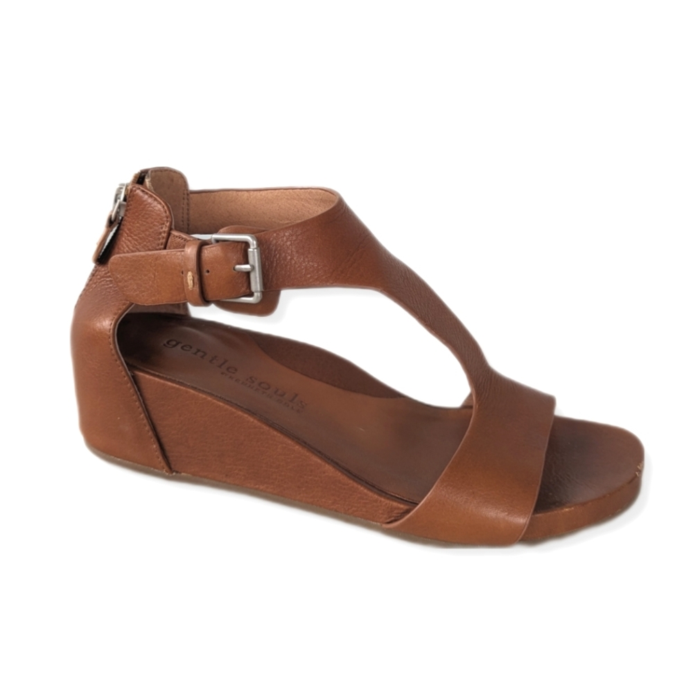 Gentle Souls Brown Sandals